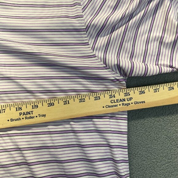 FootJoy men's polo shirt size XL Purple/White ,Golf,Stretch,Outdoor,Stretch - Picture 4 of 10